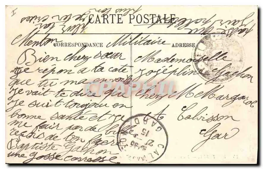 Der Esterel — Marsaou-Massiv — Felsen Türme — LL. - Rückseite