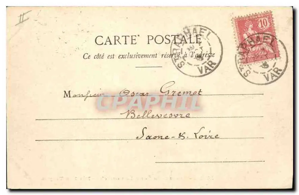 Estérel - Route de la Nouvelle Corniche - Hotel du Trayas — Edition Gilelta, Foto von Nice, Nr. 456 - Rückseite