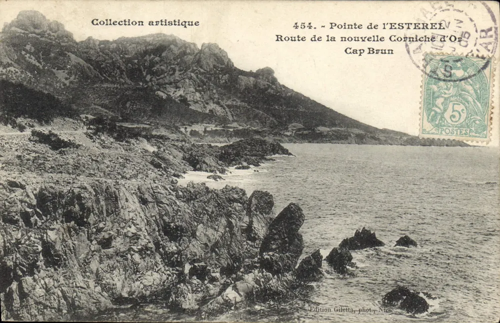 Cap Brun — Pointe de l'ESTEREL — Edition Giletta, photo Nice - Vorderseite