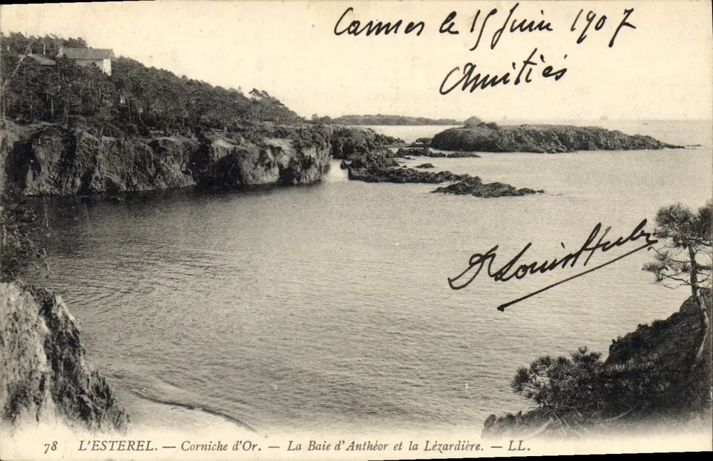 L'ESTEREL — Corniche d'Or — La Baie d'Anthéor und die Lézardière — LL. — n°78 - Vorderseite