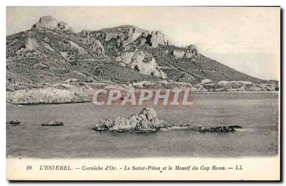 L'ESTEREL — Corniche d'Or — Le Saint-Pilton und das Massiv des Cap Roux — LL - Vorderseite