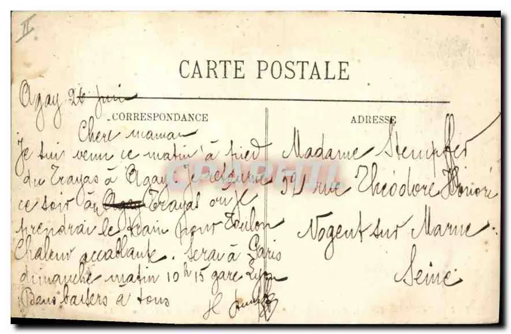 L'ESTEREL — Corniche d'Or — Le Trayas — Roc St-Barthélemy und St-Pilou — Verlag: POSTES - Rückseite