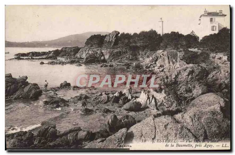 L'ESTEREL — Visão da Baumette, perto de Agay — Editor LL - Frente