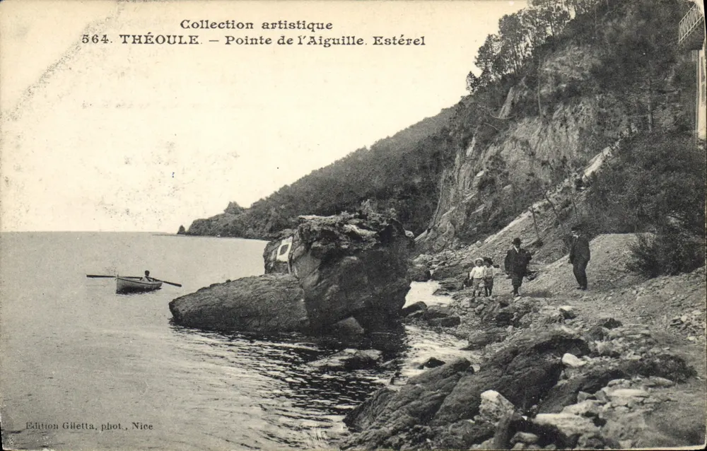 Théoule — Ponte da Aiguille, Estérel — Edição Giletta, Nice, n°564 - Frente