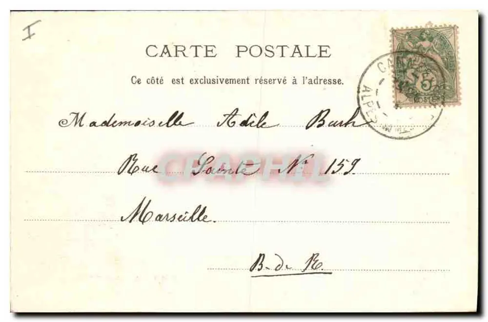 Estérel - Ste. Baume, interior da gruta — P. L. Maillan, editor Cannes 447 - Verso