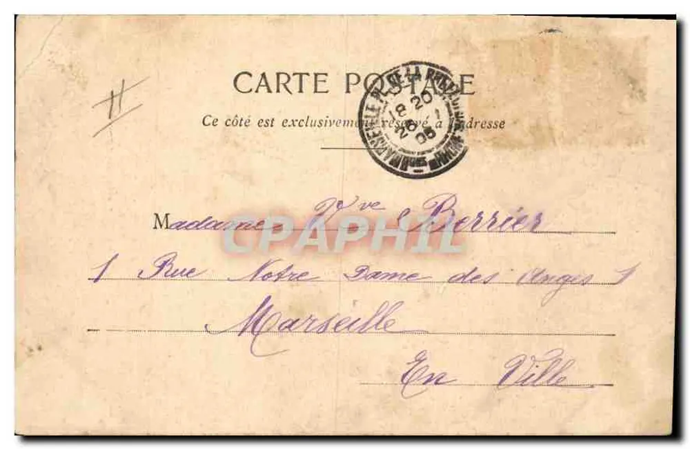 École de l'Esterel — Aile gauche — éditeur impr. J. Lévy - Verso