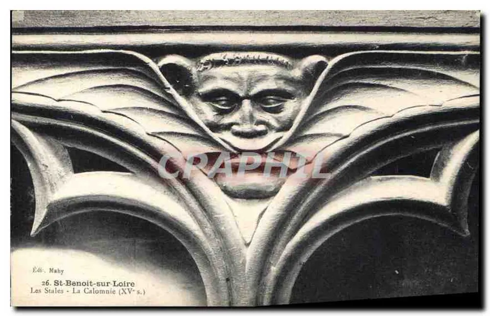 St-Benoît-sur-Loire — Les Stales - La Colomnie (15. Jahrhundert) — Verlag Mahy n°26 - Vorderseite