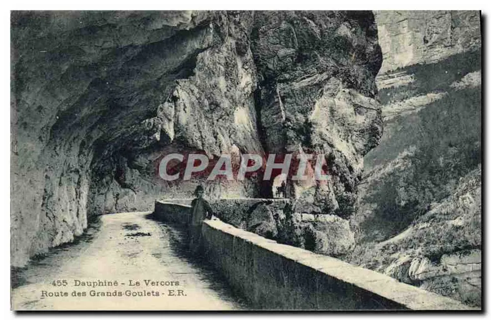 Route des Grands-Goulets - Le Vercors — Dauphiné — E.R. n°455 - Vorderseite