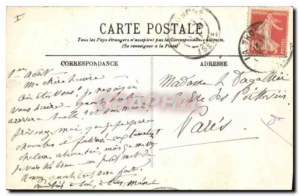 Dauphiné — Os Grandes Goulets — LL. — n°13 - Verso