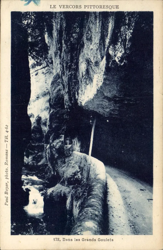 Les Grands Goulets — O Vercors pitoresco — Paul Boyer, Romans - Frente
