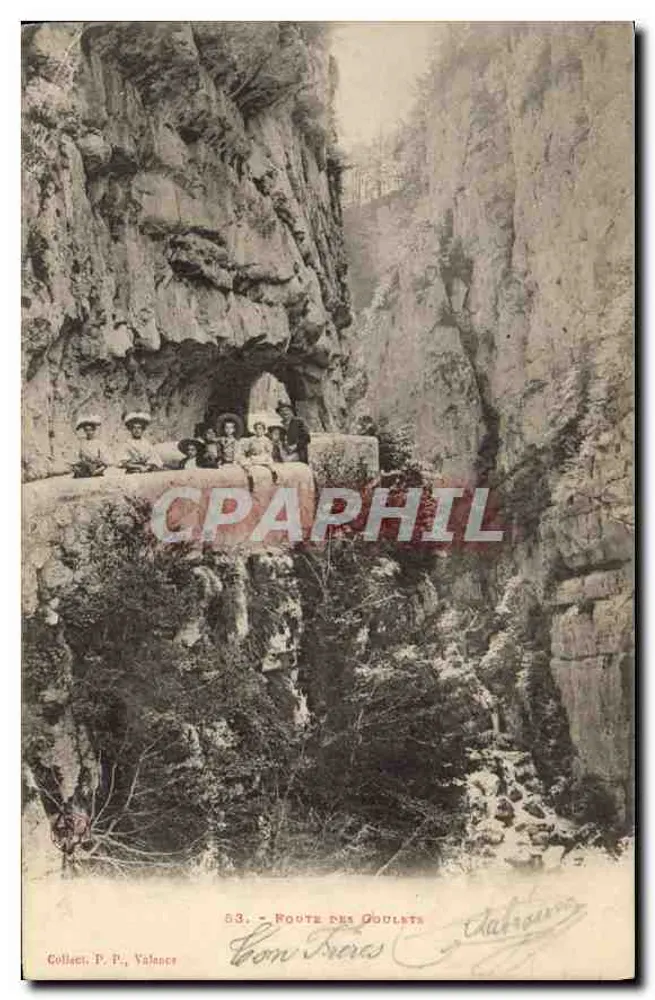 Rota dos Goulets — Vale da Drôme — Collect. P. P., Valence, n° 53 - Frente