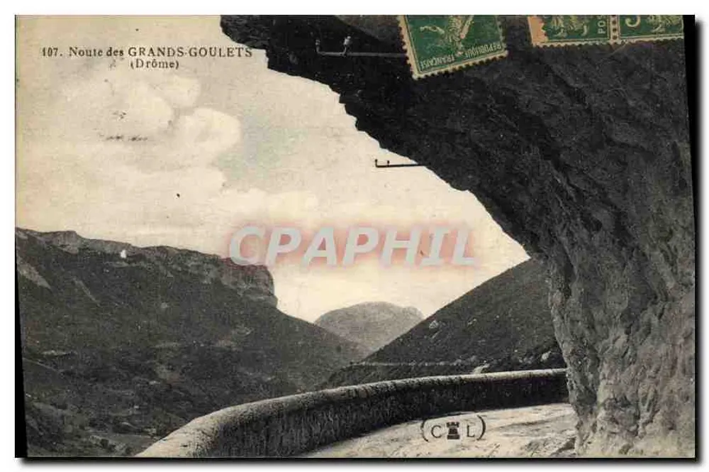 Rota dos Grandes-Goulets — Drôme — editor C. L. - Frente