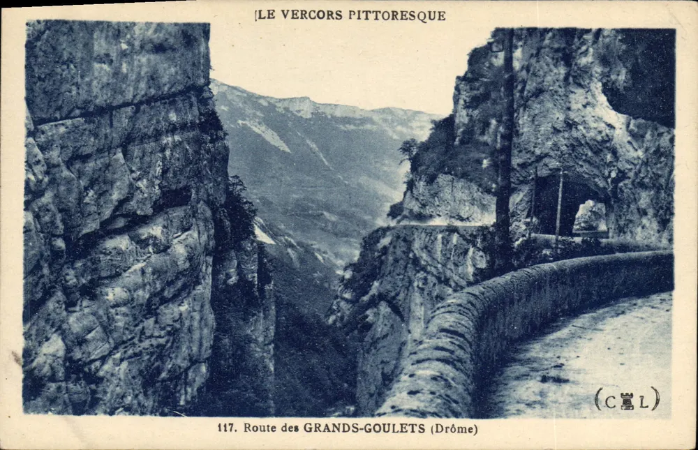 Route des Grands-Goulets — Der pittoreske Vercors — CML, n°117 - Vorderseite