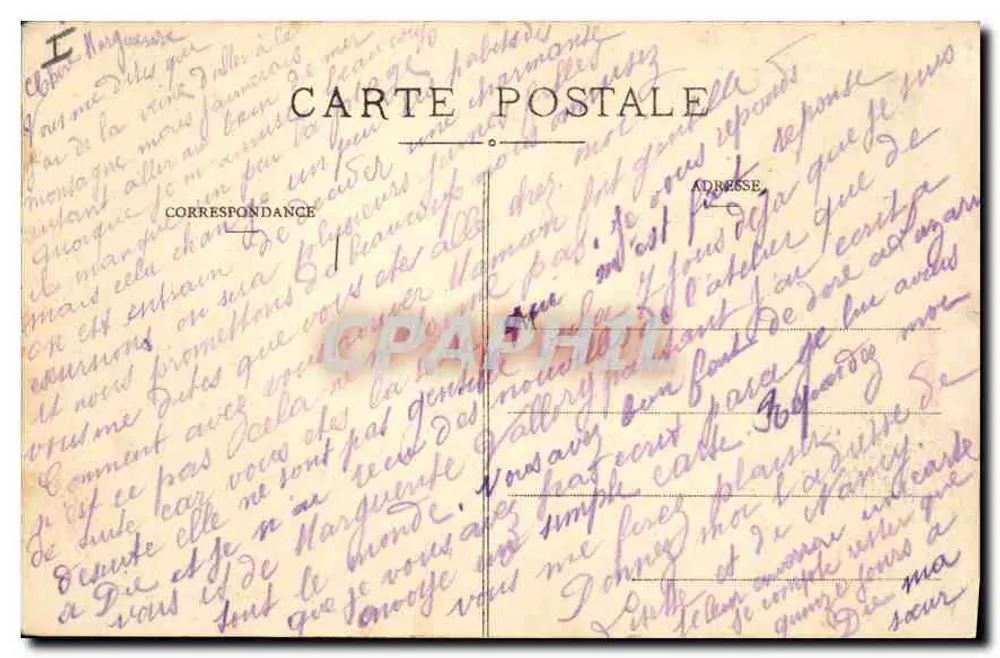 Vercors — Estrada dos Goulets — Cliché P. P. Pap. L. Randhand, em Die - Verso