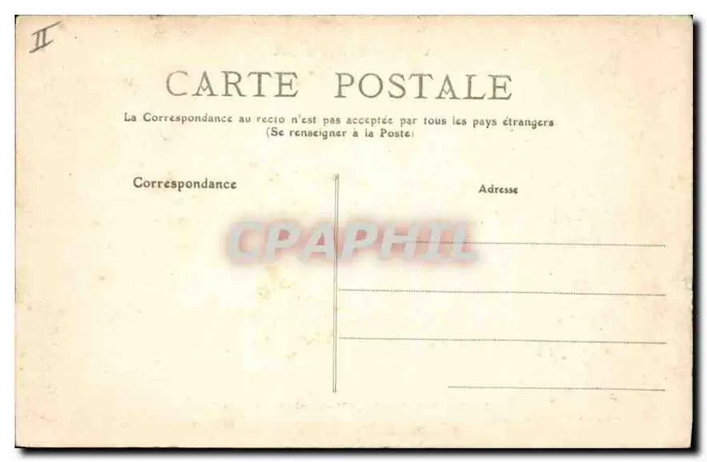 Les Grands Goulets — Entrada do primeiro Túnel — C. Artige filho, editor, Aubenas (Ardeche) n°1399 - Verso