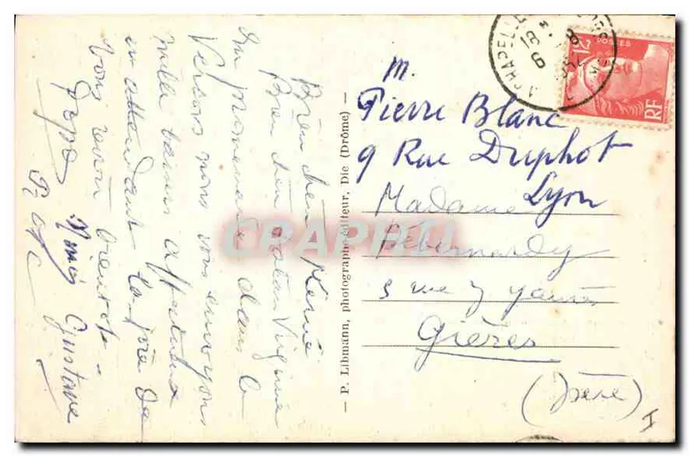 Os Grandes Goulets — Saída dos Goulets para as Barraques — O Vercors pitoresco - Verso