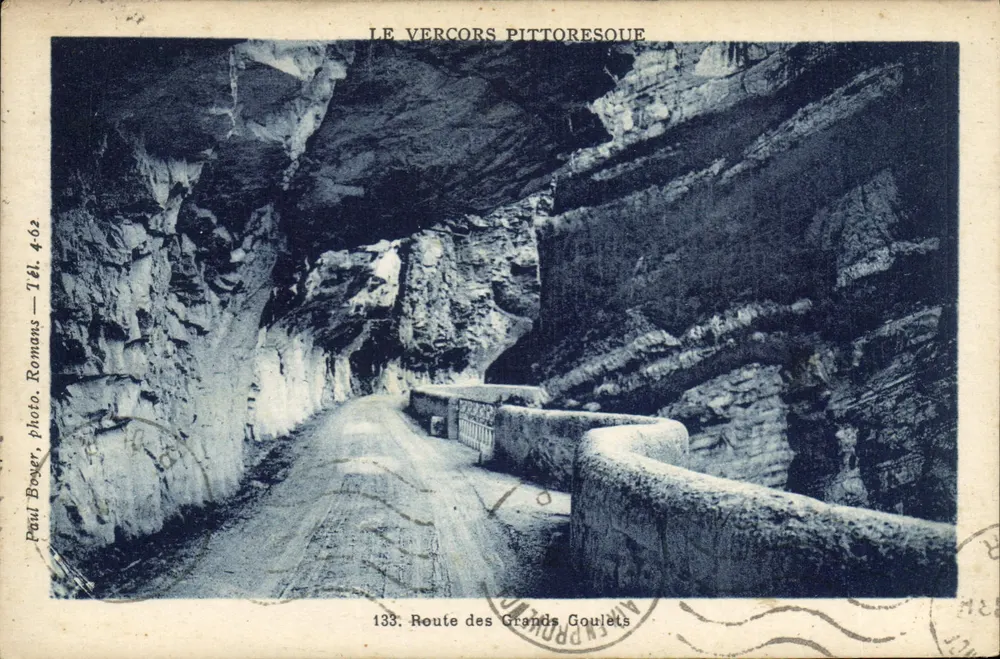 Der malerische Vercors — Route des Grands Goulets — Paul Boyer, Romans, Nr. 133 - Vorderseite