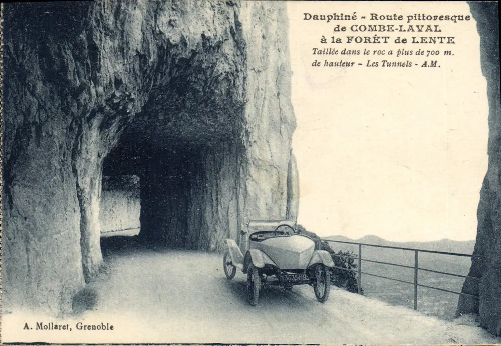 Dauphiné - Pittoresche Route von Combe-Laval zur Forêt de Lente — A. Mollaret, Grenoble - Vorderseite