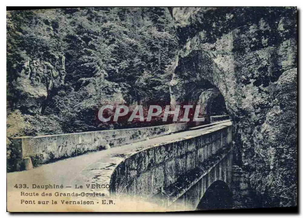 Dauphiné — Le Vergolets — Brücke über die Vernaison — E.R. - Vorderseite