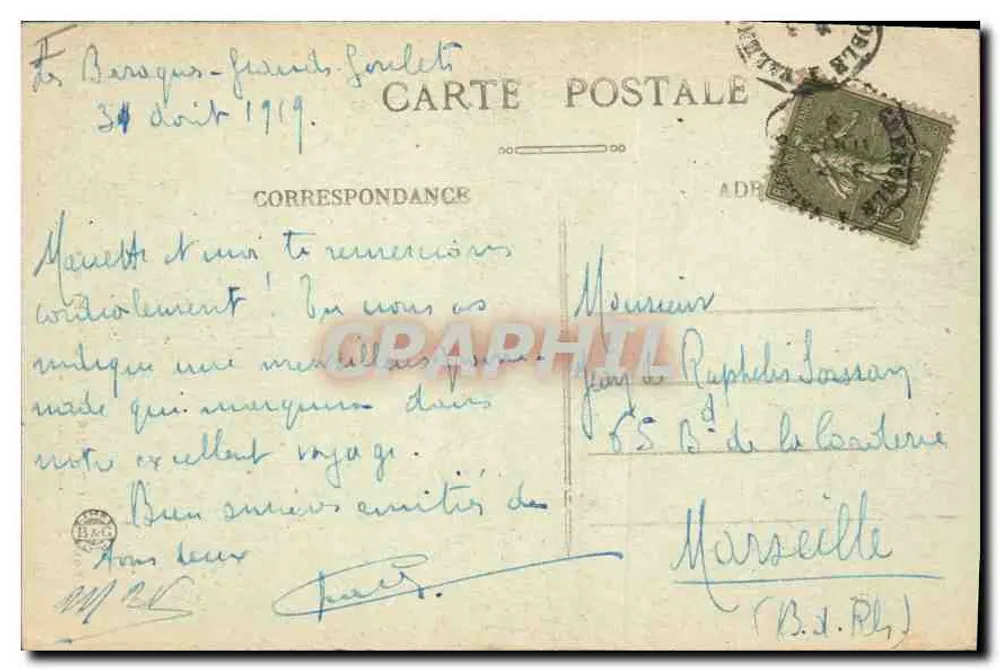 Rodovia dos Grandes Goulets — Sob os últimos túneis — Drôme - Verso