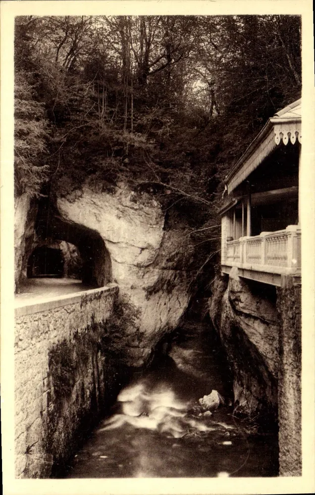 Die Großen Goulets bei Baraques — Ausgang der Goulets bei Baraques — Foto P. Eilmann (Drôme) - Vorderseite