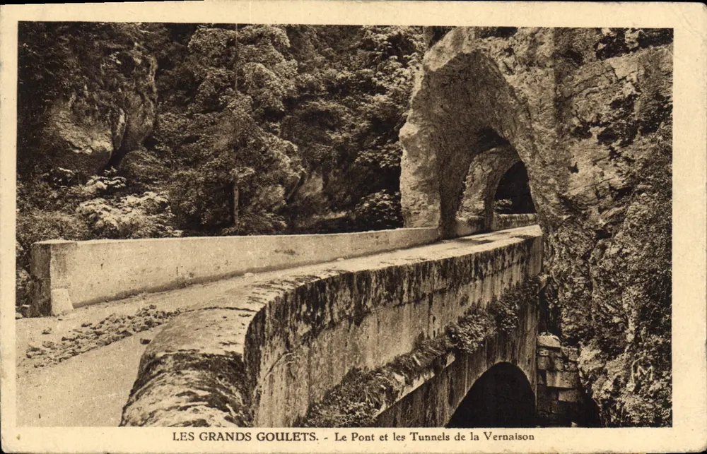Die Großen Schluchten — Die Brücke und die Tunnel der Vernaison — Éditions Héloïgrevinne Frères - Vorderseite