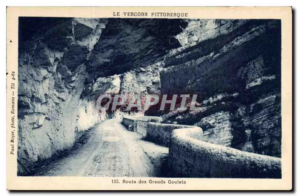 Das malerische Vercors — Route des Grands Goulets — Paul Boyer, Romans — n° 133 - Vorderseite