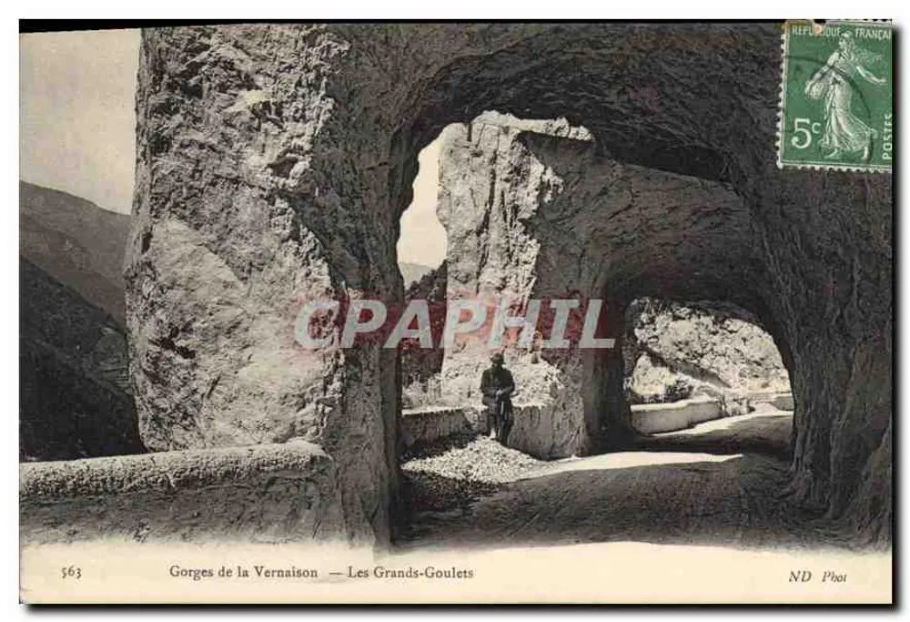Gorges da Vernaison — Les Grands-Goulets — ND Phot - Frente