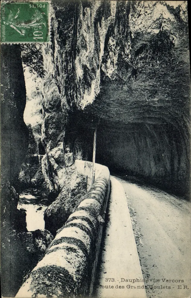 Route der großen Goulets - Le Vercors — Dauphiné — E.R. n°373 - Vorderseite