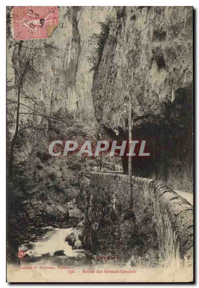 Rota dos Grandes-Goulets — Vale da Dourbie — Callet, P. Peyrouze, Valence, n° 398 - Frente