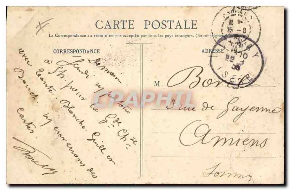 Rota dos Grandes-Goulets — Vale da Dourbie — Callet, P. Peyrouze, Valence, n° 398 - Verso