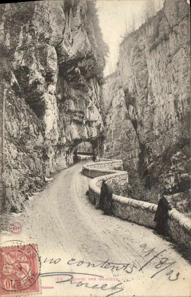 Trasa Goulets — Valence — wydawca ABBEY - Awers