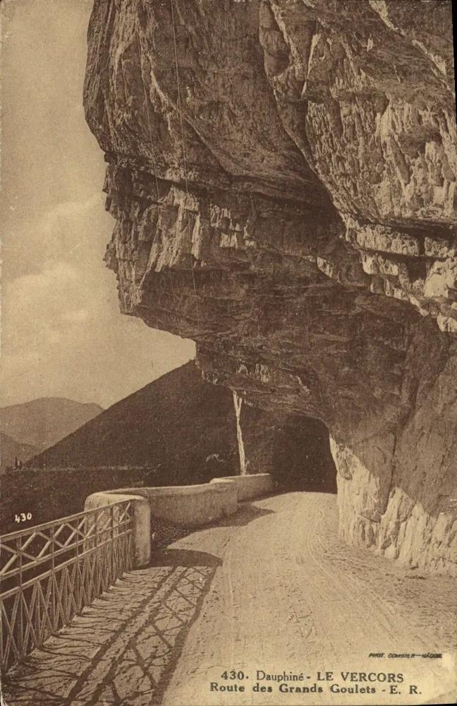Route des Grands Goulets — LE VERCORS — Dauphiné — Phot. Odmhien — Serie 430 - Vorderseite