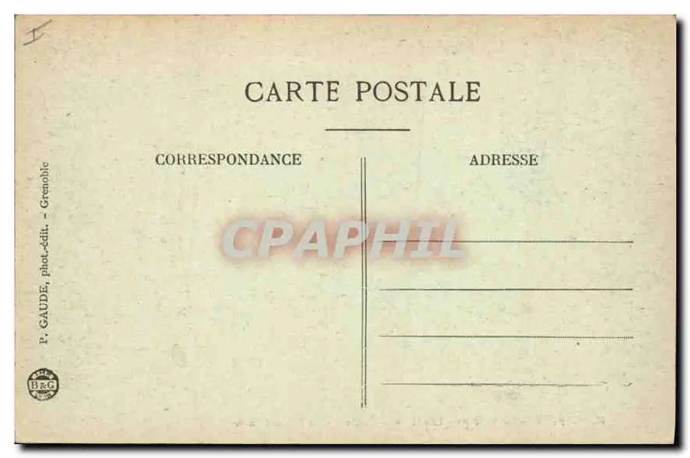 Le Vercors — Les Grands Goulets — La Roche Fendue — Dauphiné — n°67 - Rückseite