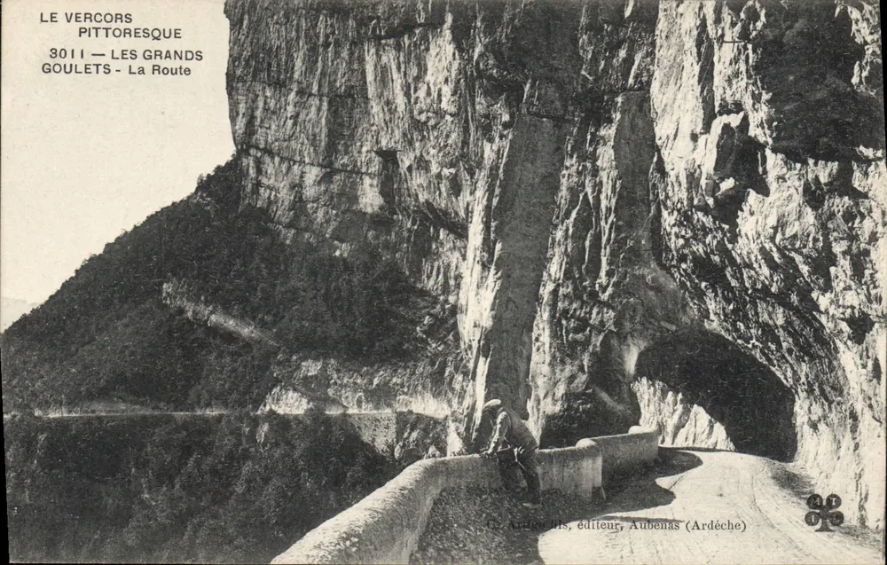 Les Grands Goulets — Die Straße — G. Arbochis, Verleger, Aubenas (Ardèche) - Vorderseite
