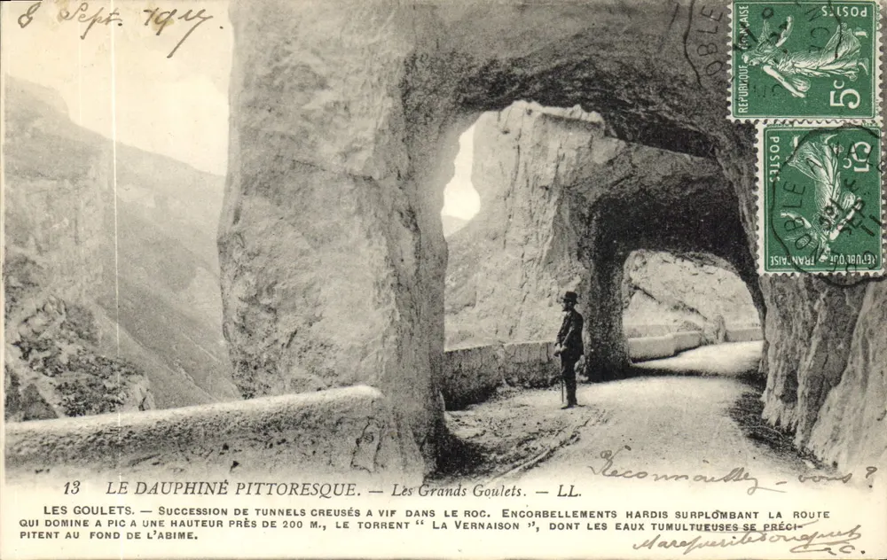 Os Grandes Goulets — Os Dauphine pitoresque — LL - Frente