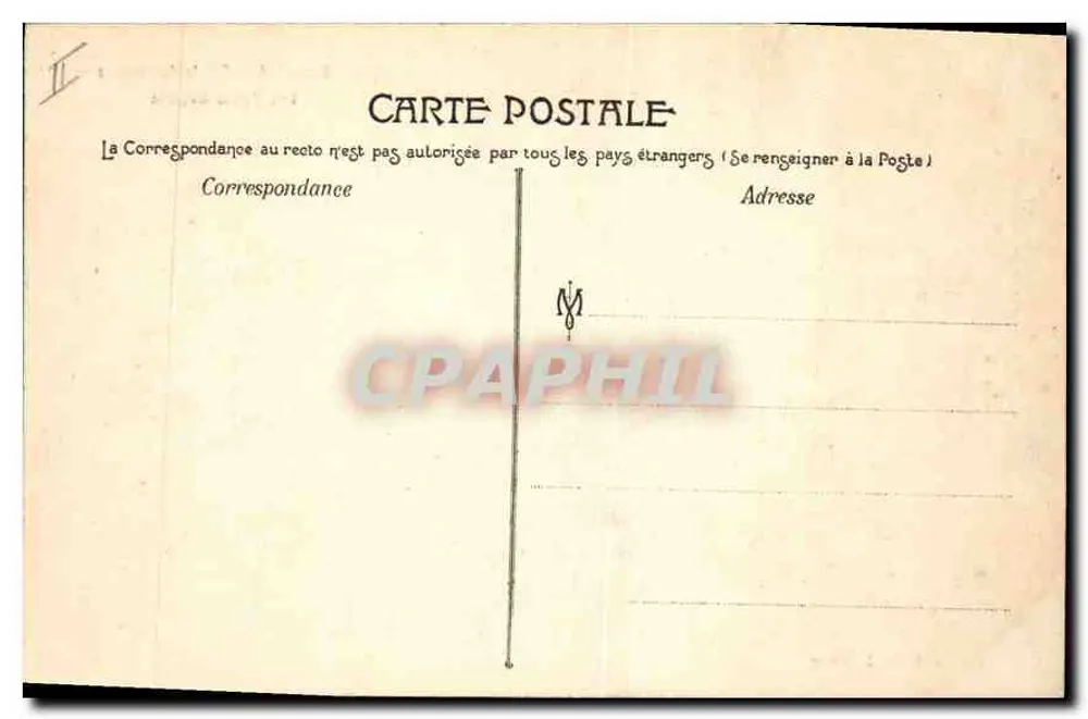 Dauphiné — Estrada do Vercors — Os Pequenos Goulets — Edição 1906, L. Blane - Verso