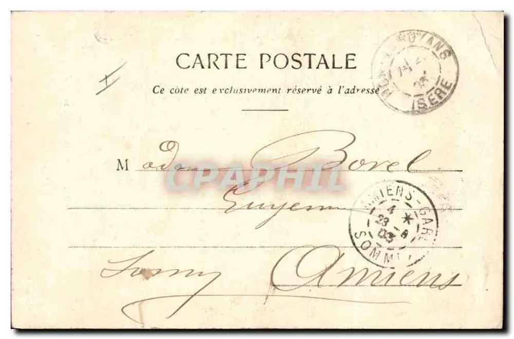 Estrada dos Goulets - La Roche Fendue — Caluire, n°52 - Verso