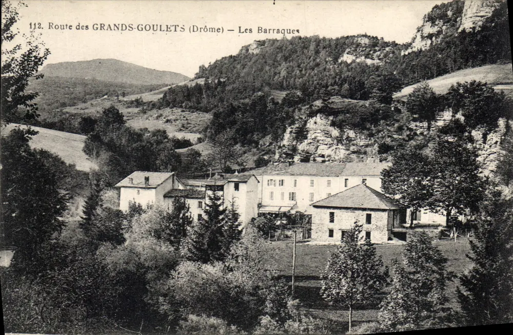Route van de Grandi Goulets (Drôme) — Les Barraque - Voorkant
