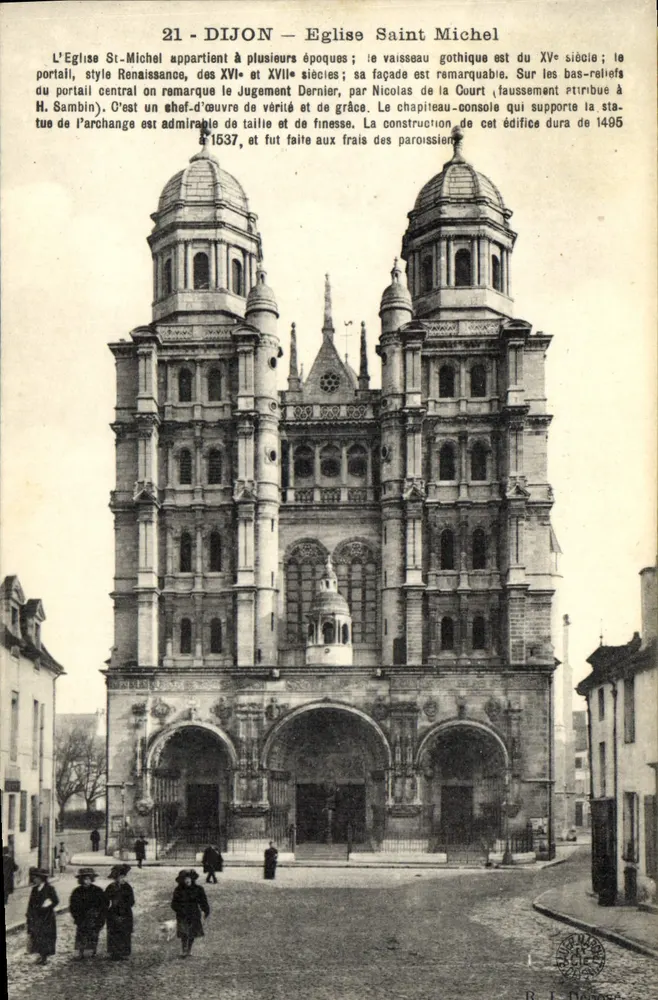 Dijon — Kerk van Sint-Michaël — R. J. Dugue - Voorkant