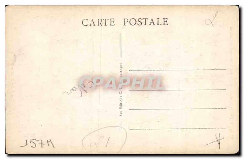 Dijon - Ehemaliger Palast der Herzöge von Burgund — Turm von Bar — Editions C. Usanapos - Rückseite