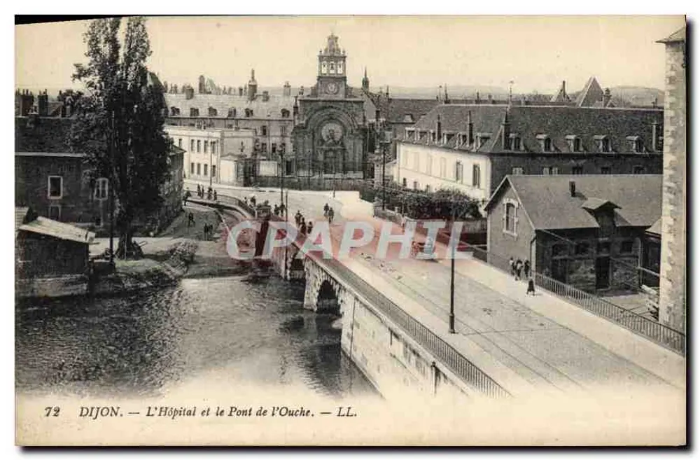 Dijon — Das Krankenhaus und die Brücke der Ouche — LL. n° 72 - Vorderseite