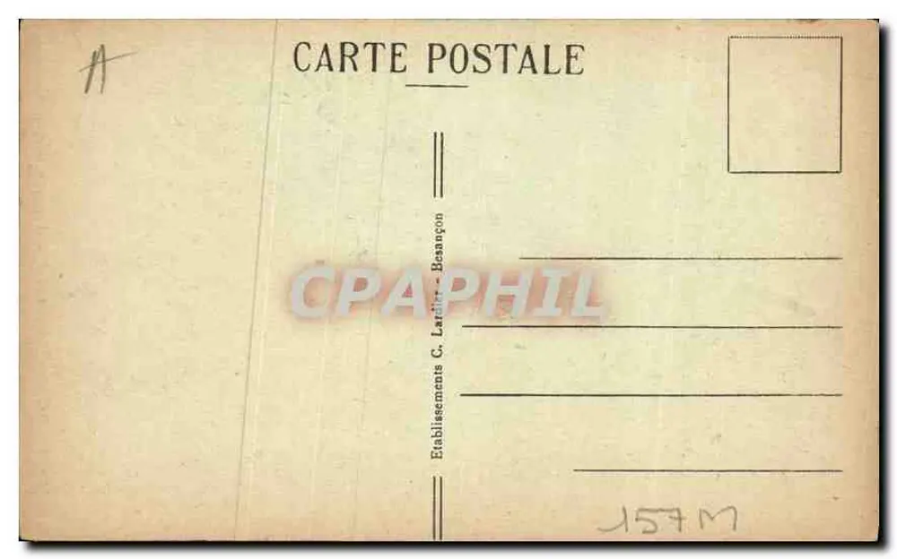 Dijon — Praça dos Duques da Borgonha — C.L.B. - Verso