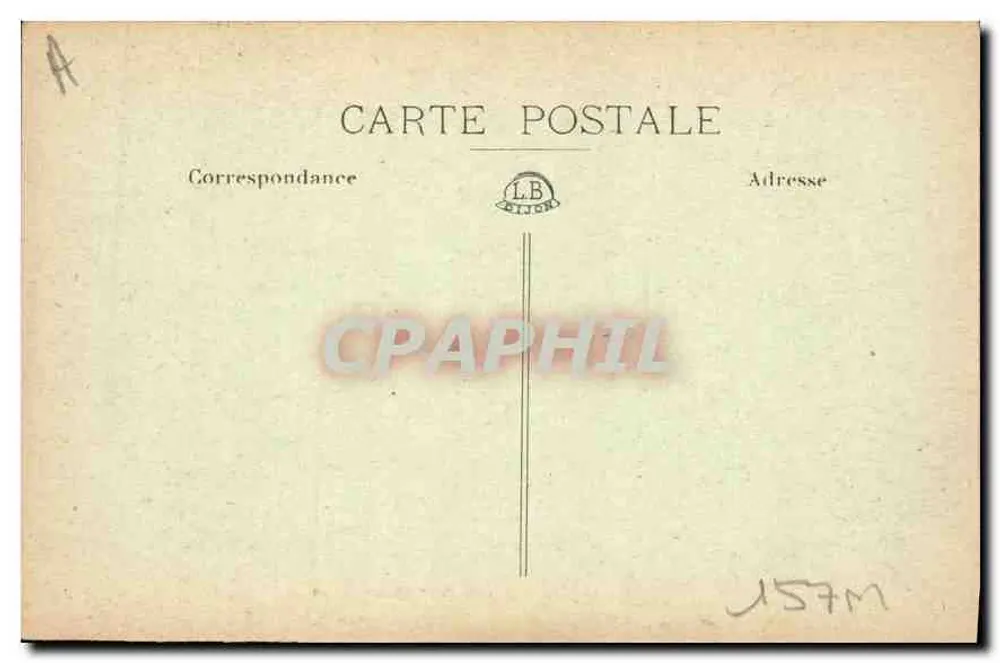 Dijon — Cachoeira do Castelo da Água — editor LB Dijon, n° 32 - Verso