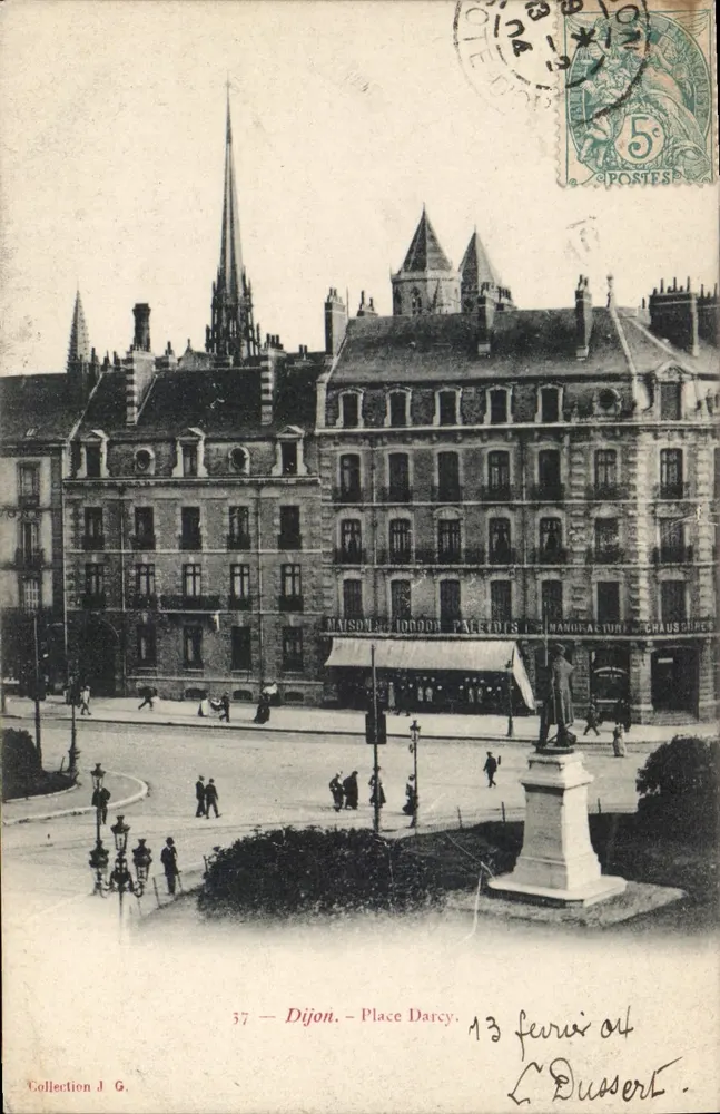 Dijon — Place Darcy — Maison Loddor Paleydis - Frente