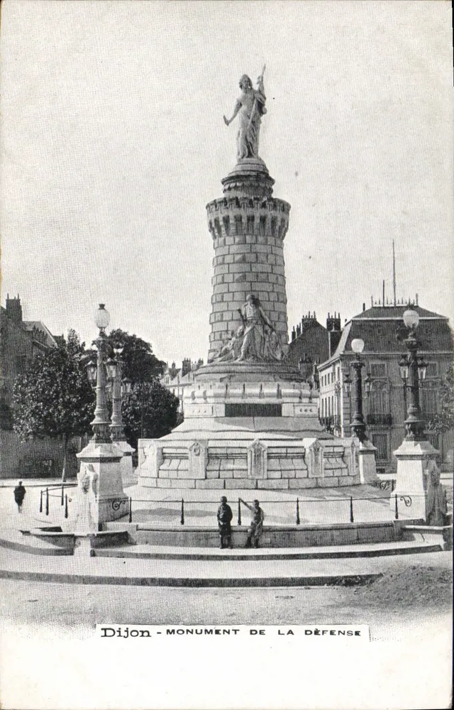 Dijon - Monumento da Defesa — editor não identificado, número de série não visível - Frente