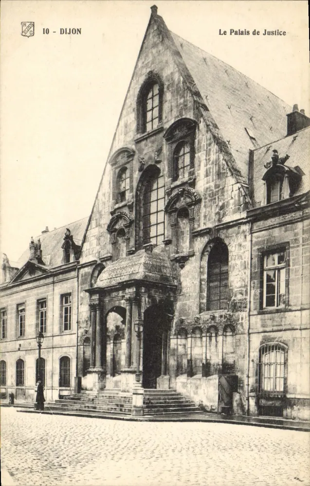 Dijon — O Palácio de Justiça — H. S. Editor, n° 10 - Frente