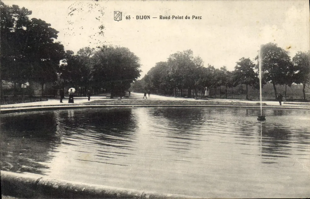Dijon — Rotonda do Parque — editor desconhecido, n° 65 - Frente