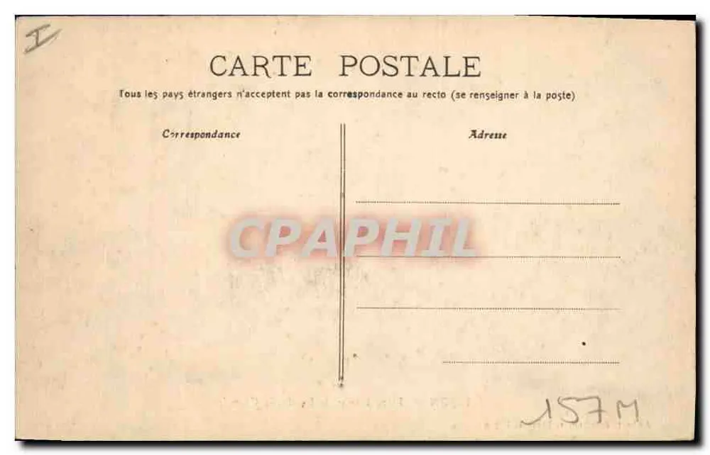 Dijon — Place Darcy, der Bassin, die Cascade — Aubert, Verlag 10, r. Liberté, Dijon - Rückseite