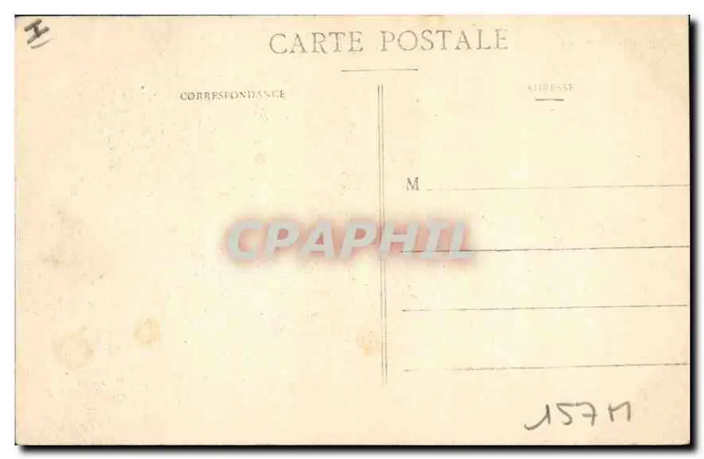Dijon - Palácio de Justiça — vista arquitetônica — editor desconhecido, n° de série 44 - Verso
